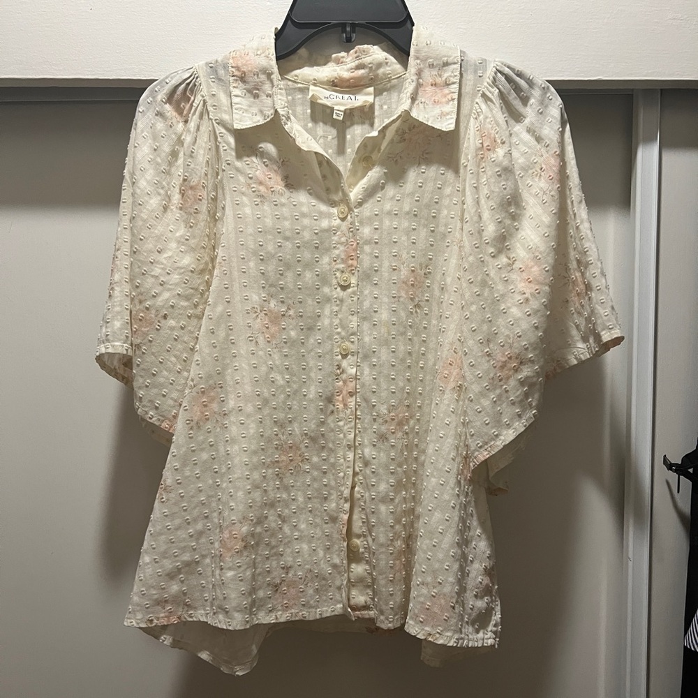 THE GREAT. The Butterfly Shirt